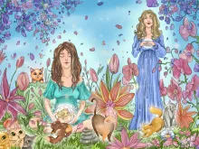 Котомістечко, мистецтво, картини