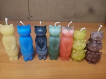 Свічки у формі котиків