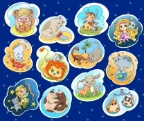 Котомістечко, Орі Акума, Знаки Зодіаку, стікери